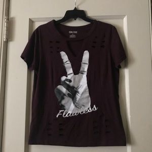 Flawless On Fire  tee